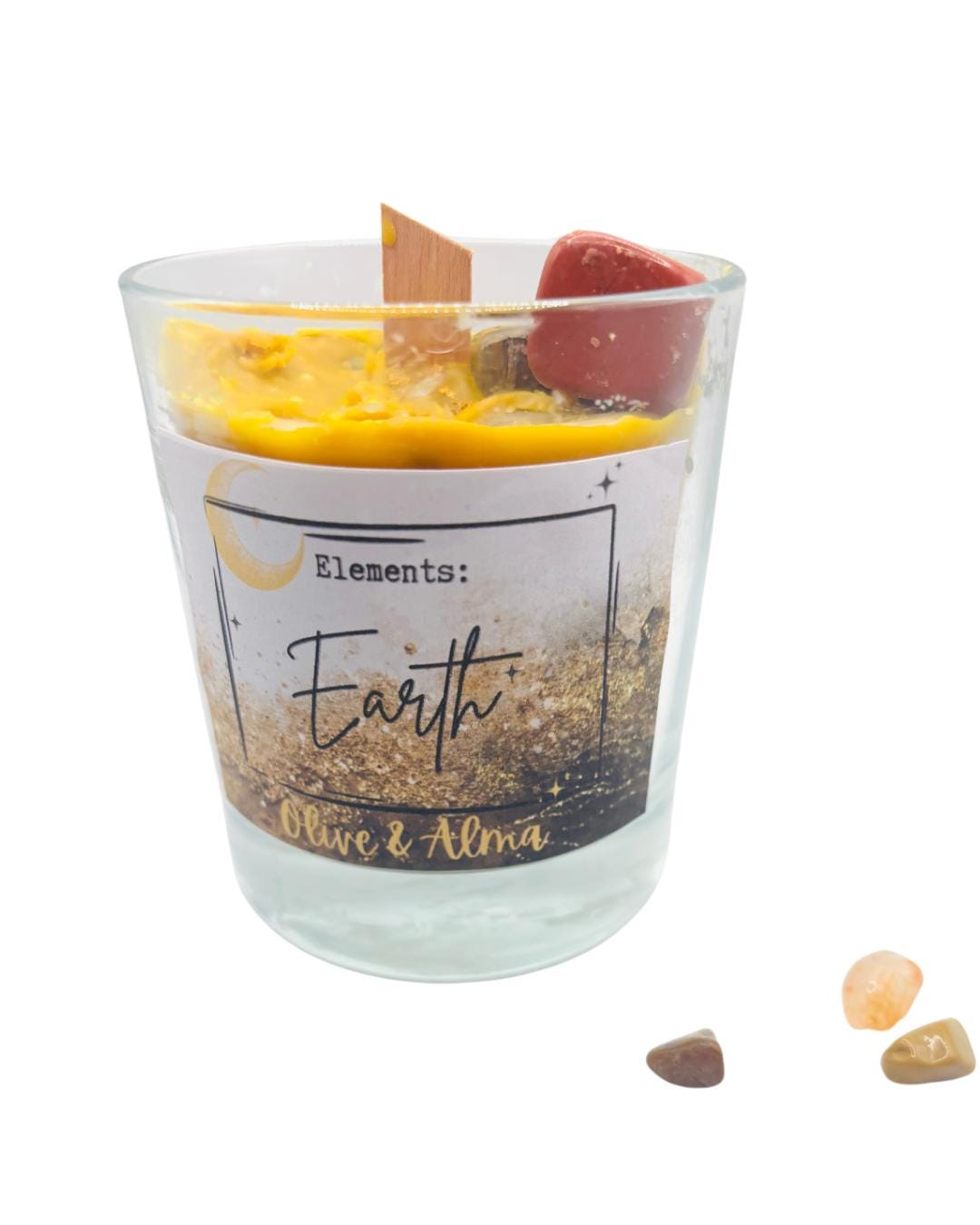 Manifestation candle Soy Container Candle, Candles, crystals. gems, Candle Gift Idea, Wiccan, Manifestation, Special Occasion, Birthday Gift