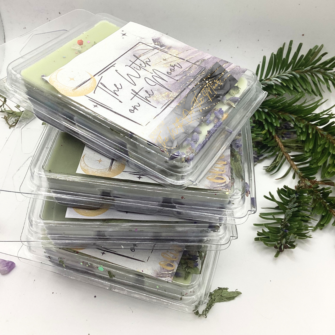 Witch on the Moor, manifestation wax melt highly fragranced, long-lasting melts, unstoppable botanical melts, unique gifts, musky fragrance