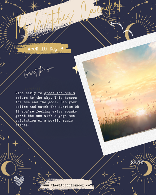 The witches calendar week 10 Day 6