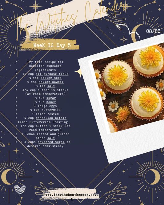 the witches calendar Week 12 Day 5