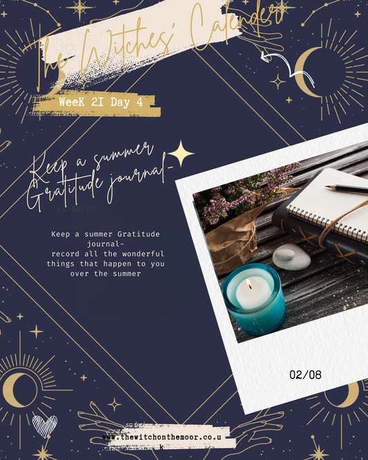 the witches calendar week 21, day 4