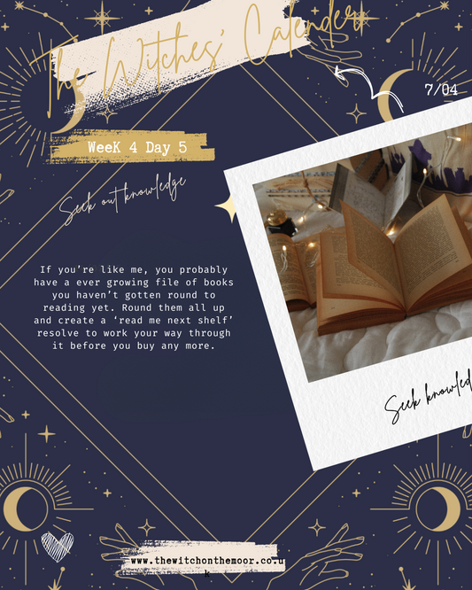 The Witches Calendar Week 4 Day 5