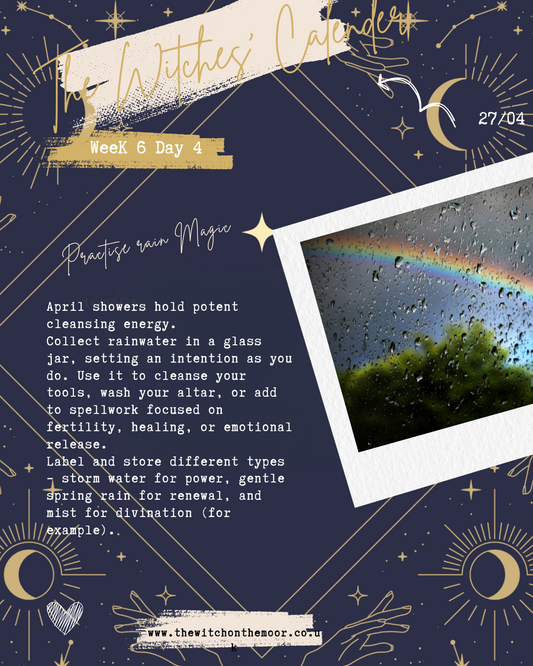 The witches' Calendar Week 6 Day 4