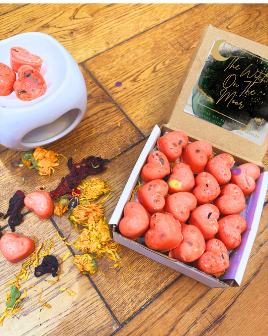 Bring Me Energy 16 highly fragranced Mini wax melt heats ,long-lasting melts, unstoppable melts,spicy fragrance, wiccan gift, birthday gift