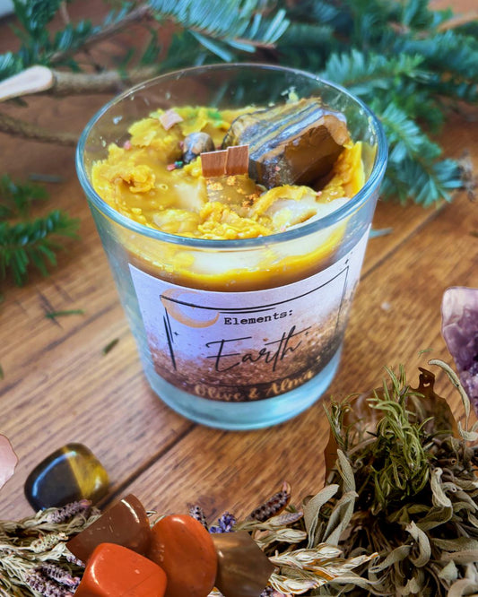 Manifestation candle Soy Container Candle, Candles, crystals. gems, Candle Gift Idea, Wiccan, Manifestation, Special Occasion, Birthday Gift